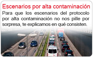 Escenarios por alta contaminacin