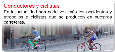 Conductores y ciclistas