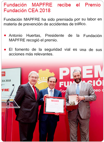 Fundacin MAPFRE recibe el Premio Fundacin CEA 2018