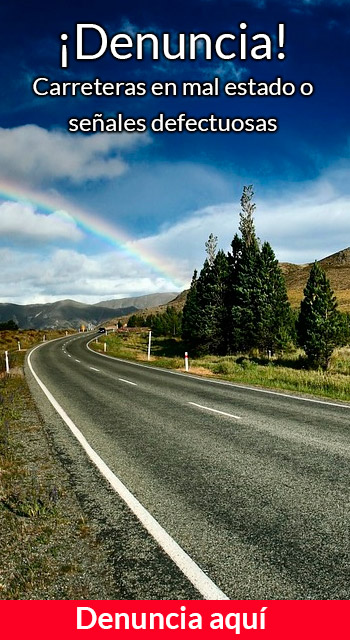 Denuncia carretera en mal estado