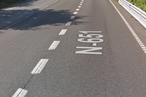 La Coruña Carretera N-651 Asfalto en mal estado