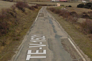 Estado de conservacion lamentable Carretera TE-V-1521 Estado de conservacion lamentable Carretera TE-V-1521