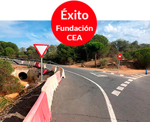 Huelva– Autopista A49 salida 125 sentido Portugal – Mala señalización