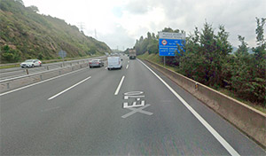 Cantabria - Santander A8 - Mal estado de la carretera