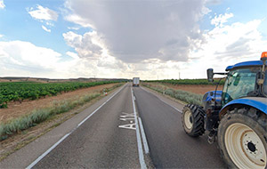 N122 entre Valladolid y Aranda de Duero