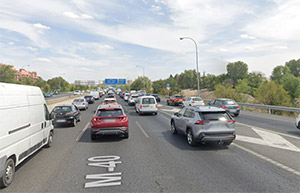 Madrid - M40 - km24 - Mala señalización