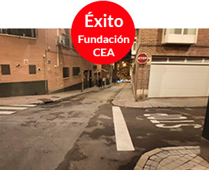 Madrid calle Panizo con Sauco