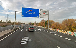 Madrid - M607 desvío M616 - Árbol inclinado