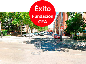 Madrid - San Blas - Canillejas - Paso de cebra peligroso