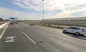 Sevilla carretera A4 dirección aeropuerto