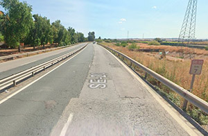 Mal estado de la carretera
