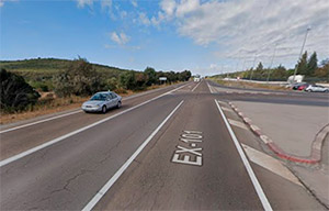 Badajoz EX112 - EX101 - Mal estado de la carretera