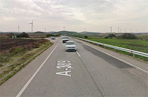 Cádiz - Arcos de la Frontera con Paterna de Rivera - Mal estado de la carretera