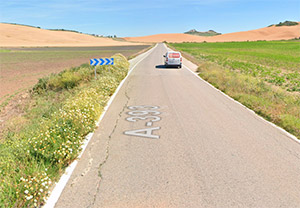 Cádiz - Espera - A393 - Mal estado de la carretera