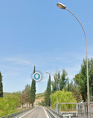 Jaén - Torreperogil - Puente de la Cerrada - Falta de iluminación