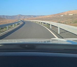 Las Palmas - Fuerteventura - FV 430 - Mal estado de la carretera