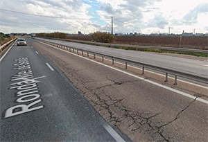 Sevilla - SE20 - Mal estado de la carretera