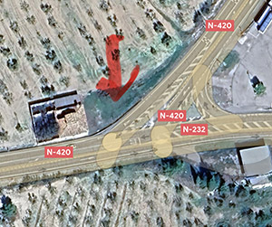 Teruel - Valdealgorfa N420 con N232
