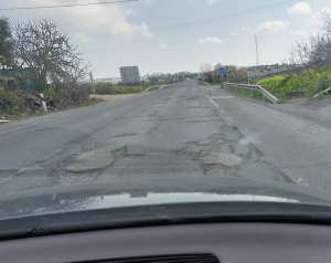 Huelva - Lepe - Cartaya - Mal estado de la carretera