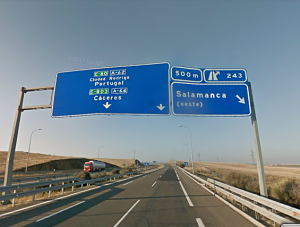 Carretera A62 Salamanca-Tordesillas