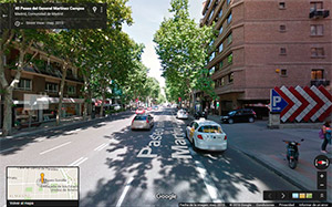 Visibilidad Parking Rafael Calvo - Madrid